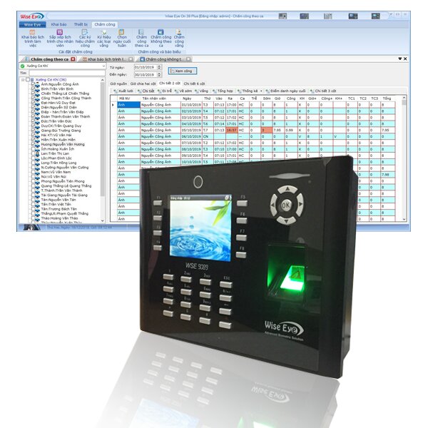 Máy chấm công vân tay Wise Eye WSE-9089