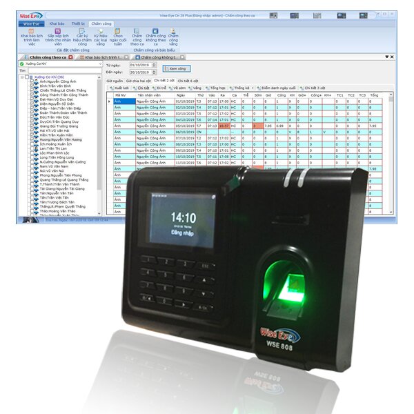 Máy chấm công Wise Eye WSE-808