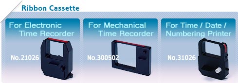 Ruy băng máy chấm công thẻ giấy