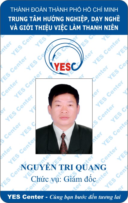 Thẻ cảm ứng in dạng đứng