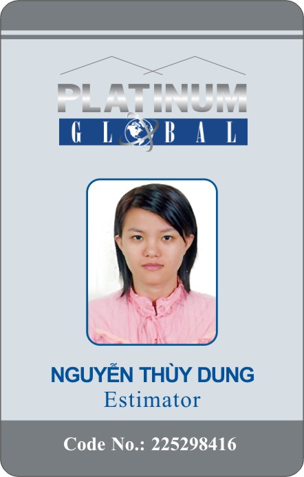 Thẻ cảm ứng in dạng đứng