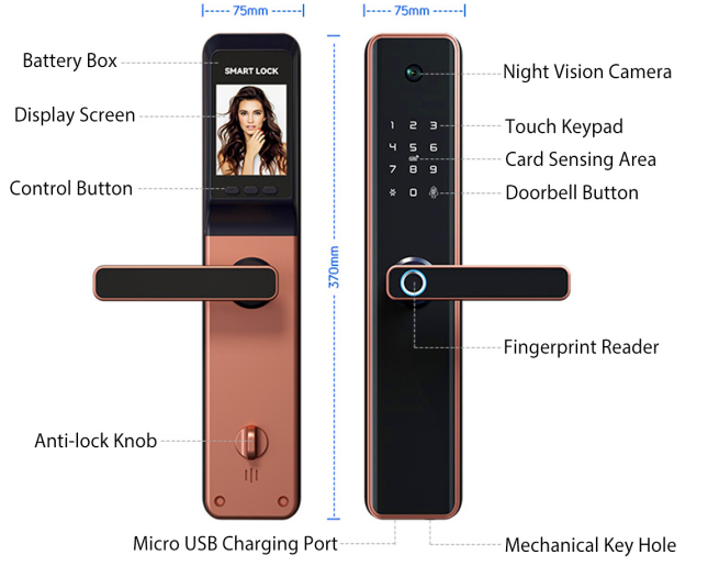 Khóa vân tay thông minh GL-F1