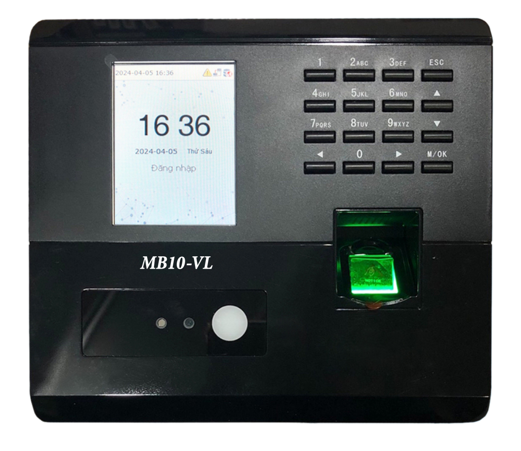 Máy chấm công khuôn mặt ZKTeco MB10-VL
